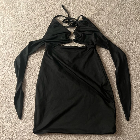 Princess Polly Black Bennie Mini Dress - Picture 10 of 12